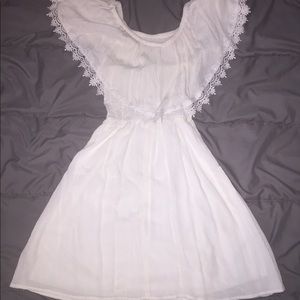 off the shoulder dress